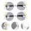 6 Sonnenbrillen Blumendesign Partyaccessoire Brillen 11