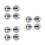 6 Sonnenbrillen Blumendesign Partyaccessoire Brillen 4