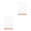 4Stk Eleganter Acryl Schildhalter Mit Holzfuß Display Stand 9