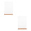 4Stk Eleganter Acryl Schildhalter Mit Holzfuß Display Stand 6