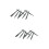16Stk Schwarz Anti Static Brush, Rework Tool Mit Rundgriff, Langlebig 7
