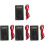 4Stk Kompaktes Multitester Digital Volt Ohm Tester Schwarz 4