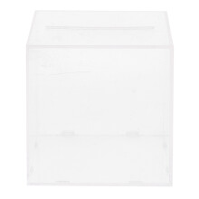 2Stk Kompakte Transparente Acrylspardose Unzerstörbare Münzbox Desktop