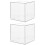 2Stk Kompakte Transparente Acrylspardose Unzerstörbare Münzbox Desktop 7