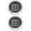 2Stk Armaturenbrett Uhr Schwarz Selbstklebend Digital 5