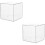 2Stk Kompakte Transparente Acrylspardose Unzerstörbare Münzbox Desktop 8