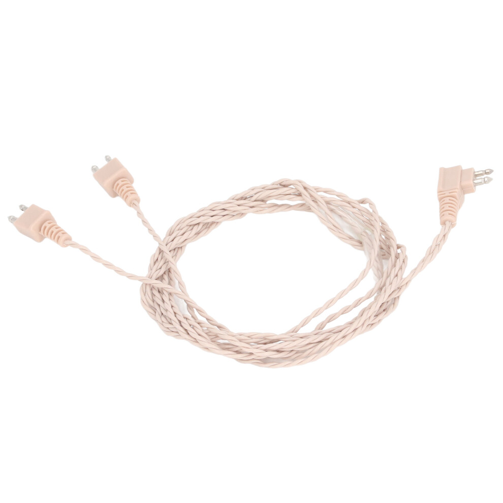 2pcs 2 Pin Sound Aid Wire Receiver for Siemens, Dual Core Plastic Cable