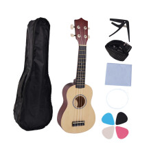 Ukulele for Beginners 4 Strings Mini Children's Ukulele Guitar Compact Musical Instrument 21 Inch for Kids Preschool Party Favors, Wood