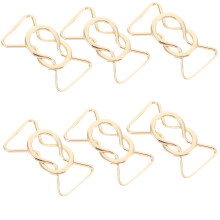 12Paren Stijlvolle Gouden Alloy Gespen Voor Tailleband En Kleding