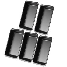 10St Zwarte Ovenschaal Toast Box Non-Stick Bakblik Voor Cakes En Brood