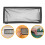 2Pcs Vent Filters for Home Floor Black Polyester Air Vent Covers 10