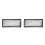 2Pcs Vent Filters for Home Floor Black Polyester Air Vent Covers 8