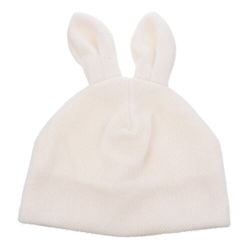 2St Dames Wintermuts Gebreid Wit Chenille Warm Met Konijn Oor Design