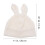 2St Dames Wintermuts Gebreid Wit Chenille Warm Met Konijn Oor Design 10