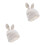 2St Dames Wintermuts Gebreid Wit Chenille Warm Met Konijn Oor Design 6