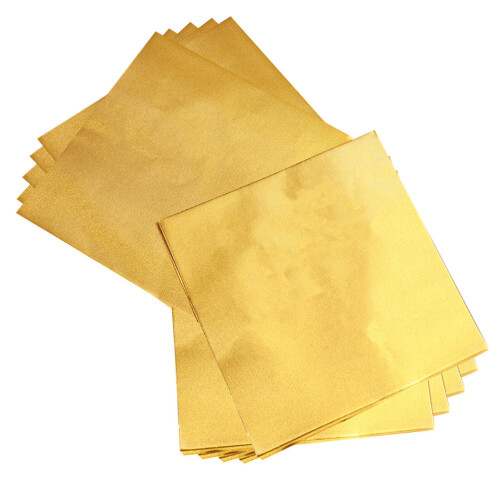 3000Ud Dorado De Aluminio Para Empaque De Chocolates Y
