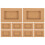 50Ud Cajas De Kraft Para Sobres Y Postales, Simple Y 10