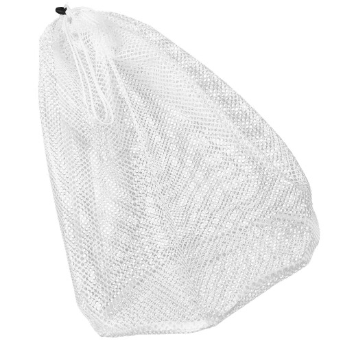5Ud Bolsa De Almacenaje Blanca De Malla Para Ropa Protección