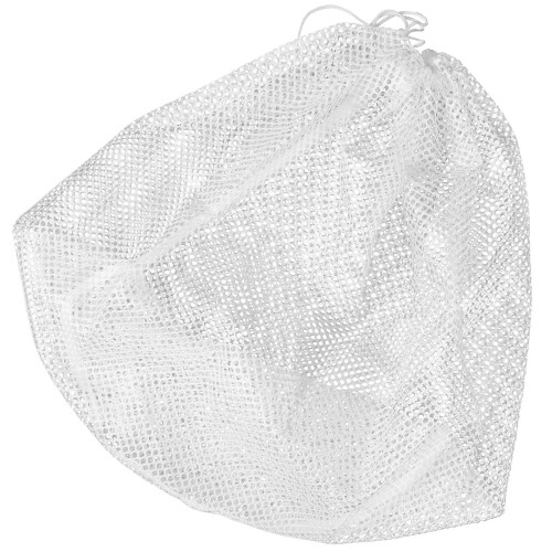 5Ud Bolsa De Almacenaje Blanca De Malla Para Ropa Protección 1