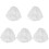 5Ud Bolsa De Almacenaje Blanca De Malla Para Ropa Protección 3