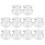 40Ud Mini De Peces De Vidrio Transparente Para Manualidades 3