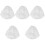 5Ud Bolsa De Almacenaje Blanca De Malla Para Ropa Protección 4