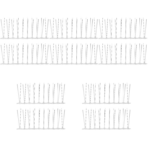 10Pz Spike Antiuccelli Per Recinzioni Argento 2