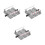 3Pièces Kit Rail Jouet Enfant Décor Train Gris 6