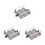 3Pièces Kit Rail Jouet Enfant Décor Train Gris 4