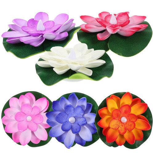 12Pièces LED Flottantes Eva Décoration Extérieure 1