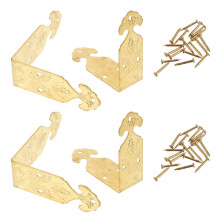 12Set Custodie Angolari in Ottone Per Scatole E Casa