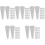250Pièces Étuis De Rangement PVC Pour Ciseaux Protection Et 5