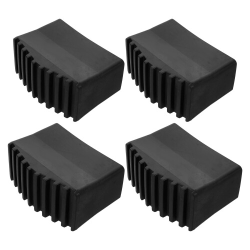 20Pz Copripiedi in Gomma Nero Antiscivolo E Versatile 1