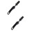 2Pièces Blocage Rapide Noir Alliage Aluminium Pour Roues 7
