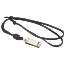 3Pcs Handmade Black Harmonica Pendant Necklace for Party and Gift