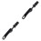 2Pièces Blocage Rapide Noir Alliage Aluminium Pour Roues 3