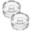 6Pcs Practical Transparent Glass Weights for Fermentation Jar Lids 2