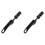 2Pièces Blocage Rapide Noir Alliage Aluminium Pour Roues 2