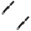2Pièces Blocage Rapide Noir Alliage Aluminium Pour Roues 6