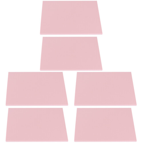 6Pz Gomma Rosa Per Intaglio Fai Da Te Lisci E Sicuri 2