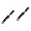 2Pièces Blocage Rapide Noir Alliage Aluminium Pour Roues 4