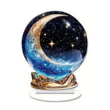 Star Moons Designs Acryl Tafelblad Kristallen Bal Binnen-SCB152