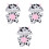 3Ud Conjunto Pijama Vaca Peluche Para 20Cm Accesorios 6