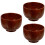 3Ud Mug De Afeitar De Madera Acabado Suave Para 6