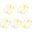 10St Peuter Stethoscoop Speelset Plastic Speelgoed 4