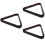 3Ud Rack Madera Billar Negro Marco Triangular Accesorio Para Club 8
