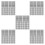 5000Pz Adesivi Scratch Off Argento Per Compleanni E Classroom 5