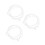 3Pièces Accessoires Mélange Résine Époxy Embout Long Transparent 7