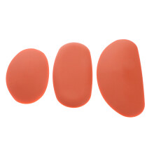 6Pcs Silicone Tools Red Soft Clay Sheets for DIY Pottery Art