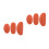6Pcs Silicone Tools Red Soft Clay Sheets for DIY Pottery Art 7